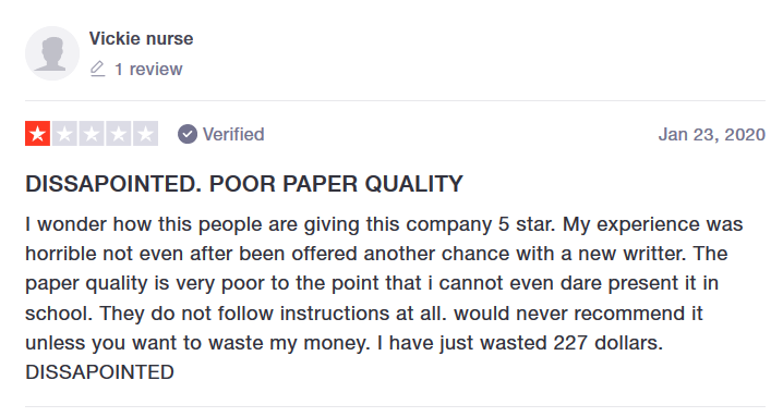 Speedypaper.com Customer reviews 