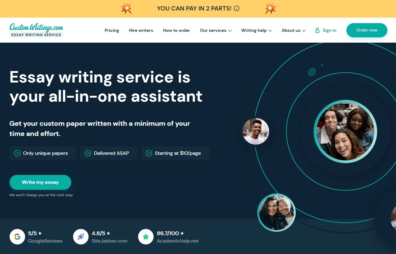 CustomWritings main logo