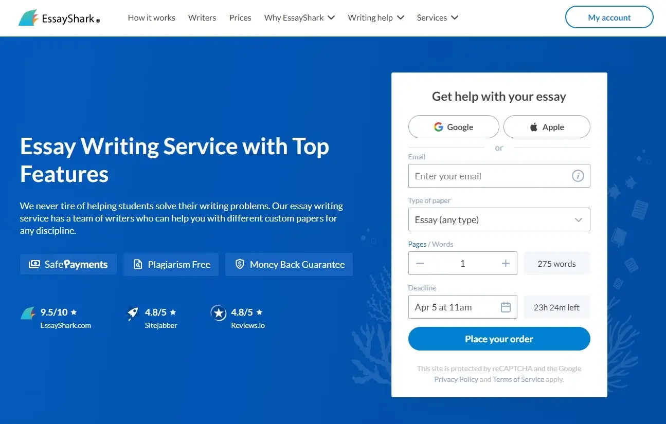 EssayShark main logo