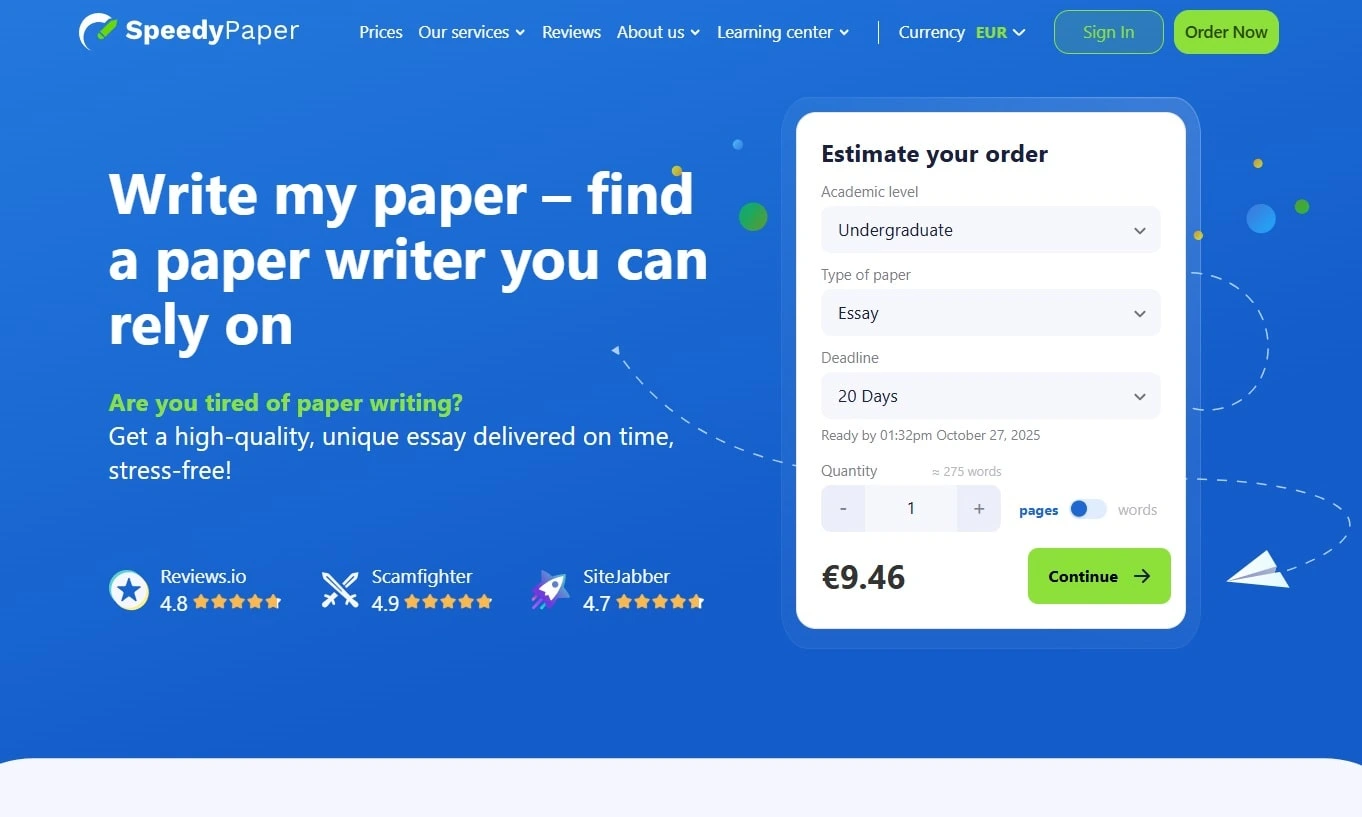 SpeedyPaper main logo