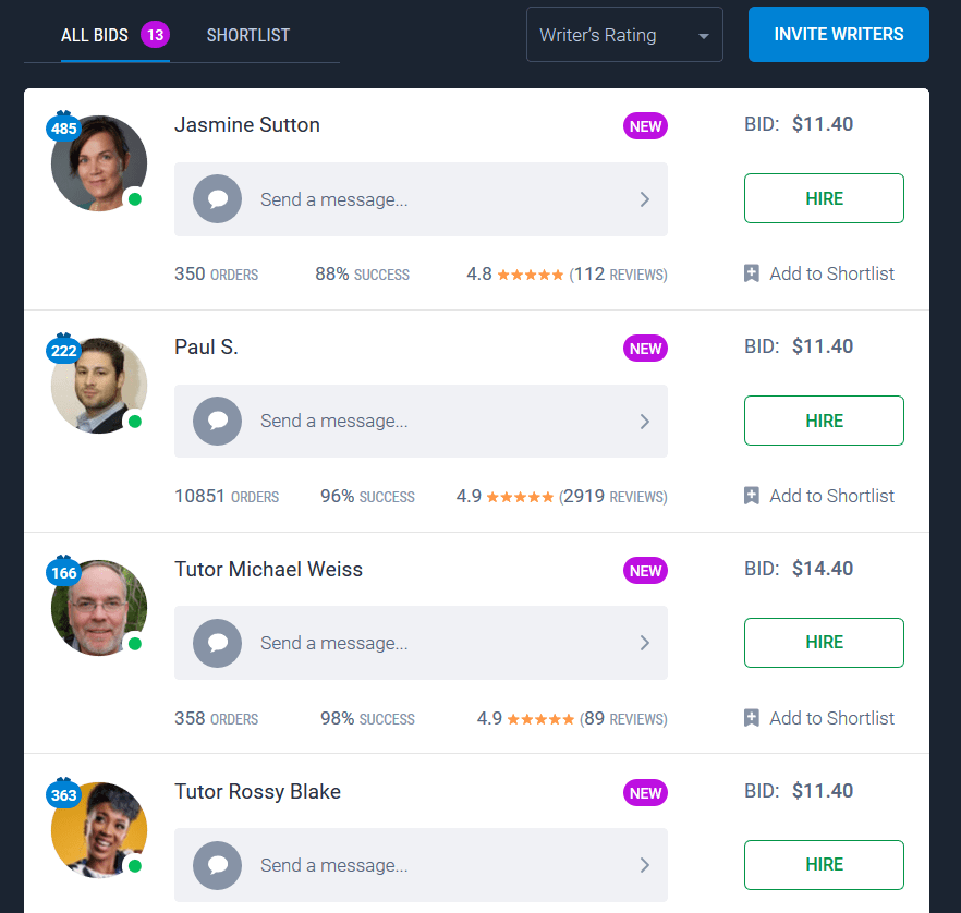 Essaypro.com Order form