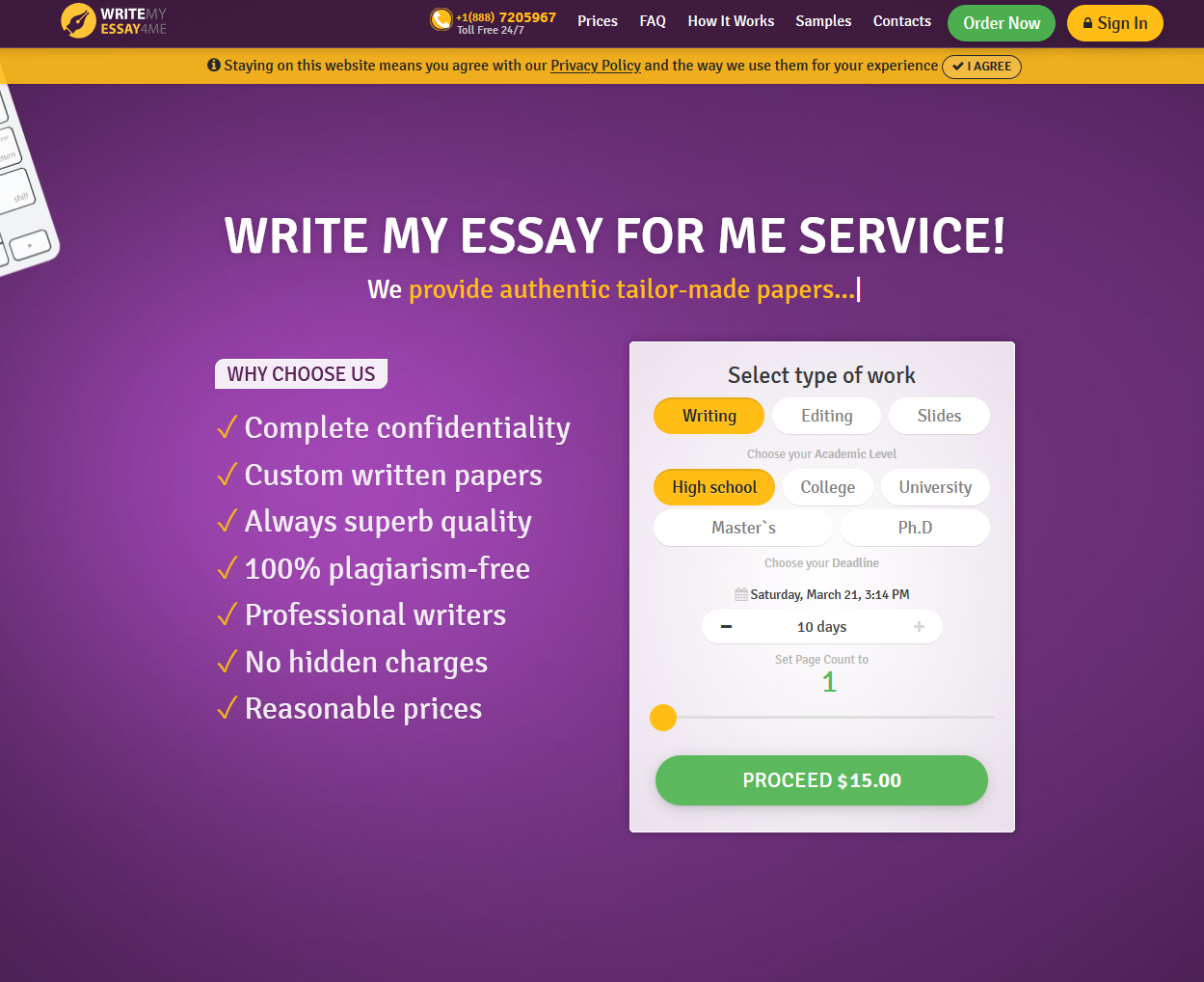 write my essay 4 me free