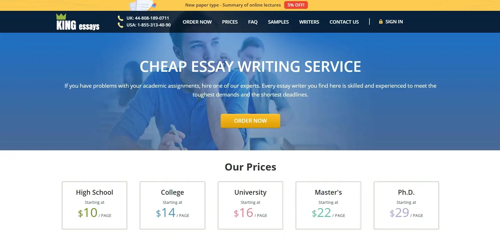 kingessays.com overview